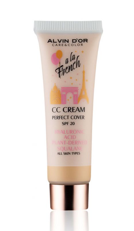 Alvin D`or A LA FRENCH ALF-02MINI Tinted CC Face Cream SPF 20 tone 02 Medium 10ml